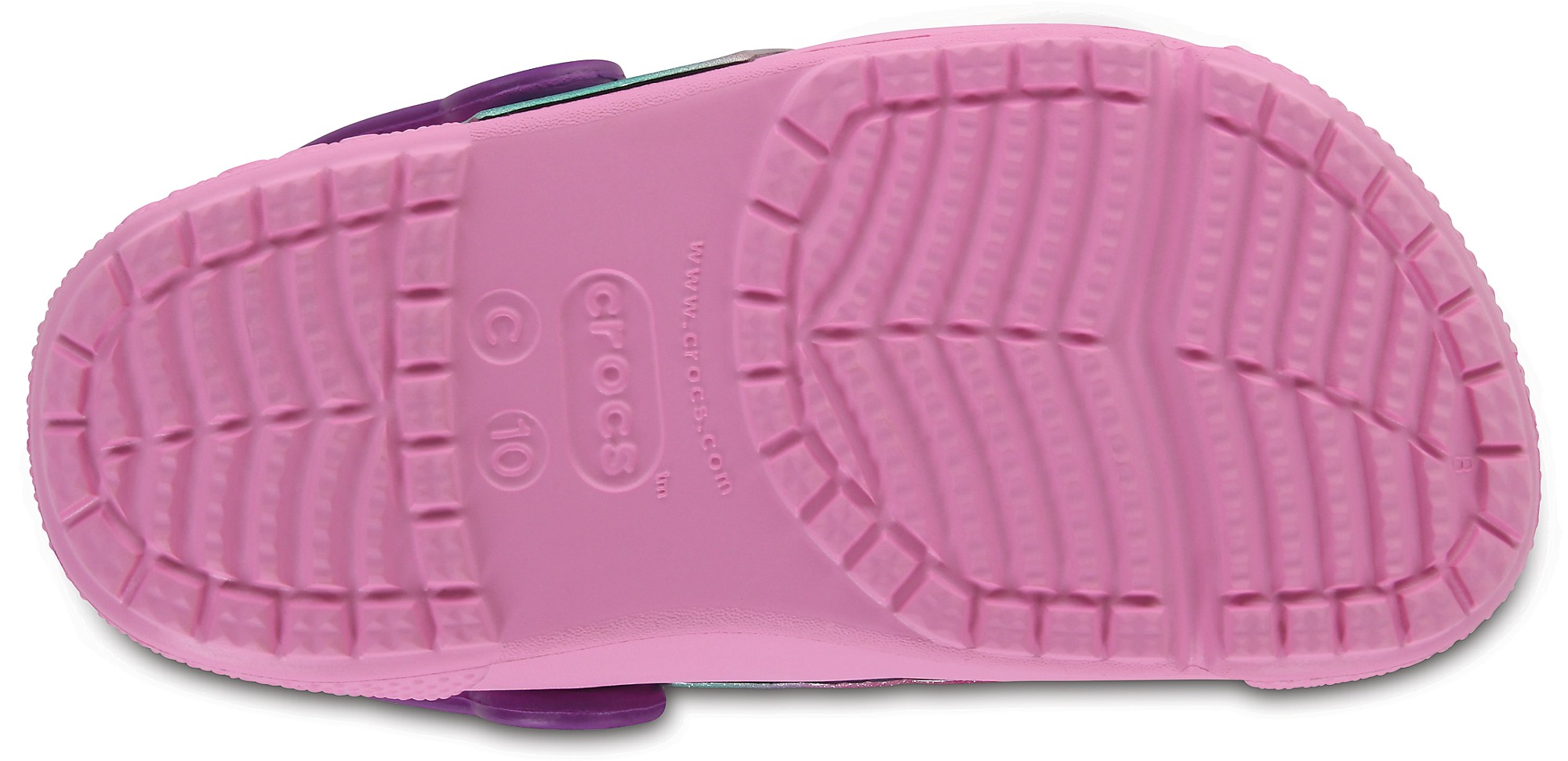 Saboti Crocs Fun Lab Lights Clog Roz - Gems/Carnation