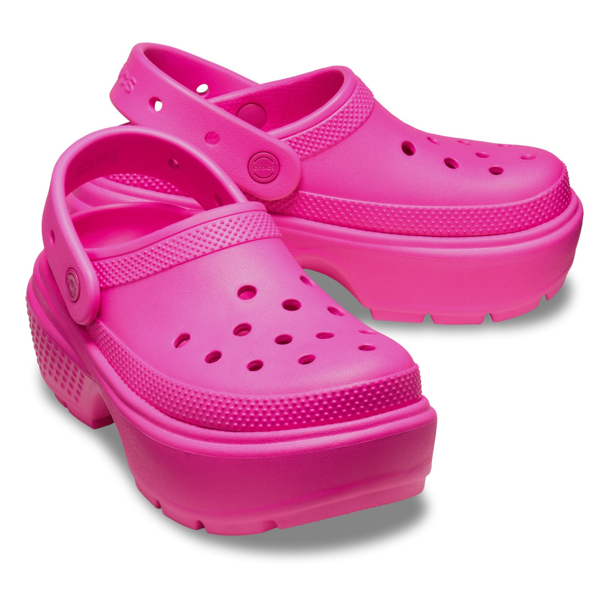 Saboti Crocs Stomp Clog Roz - Pink Crush - 2 | YEO