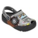 Saboti Crocs Fun Lab Lights Clog Culoare Gri - Monster Truck/Graphite