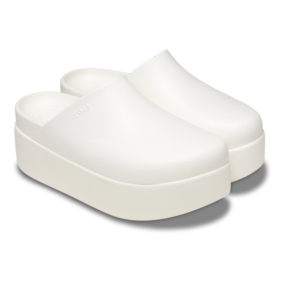 Saboti Crocs Dylan Platform Clog Alb - Chalk - 3 | YEO