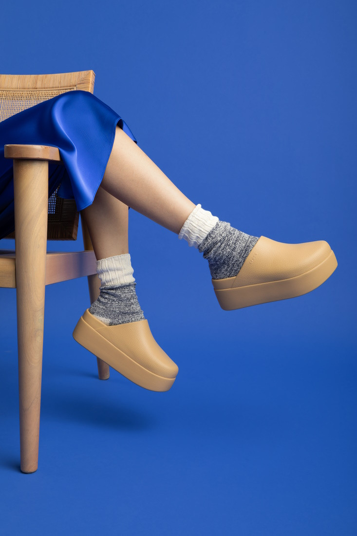 Saboti Crocs Dylan Platform Clog Maro - Wheat