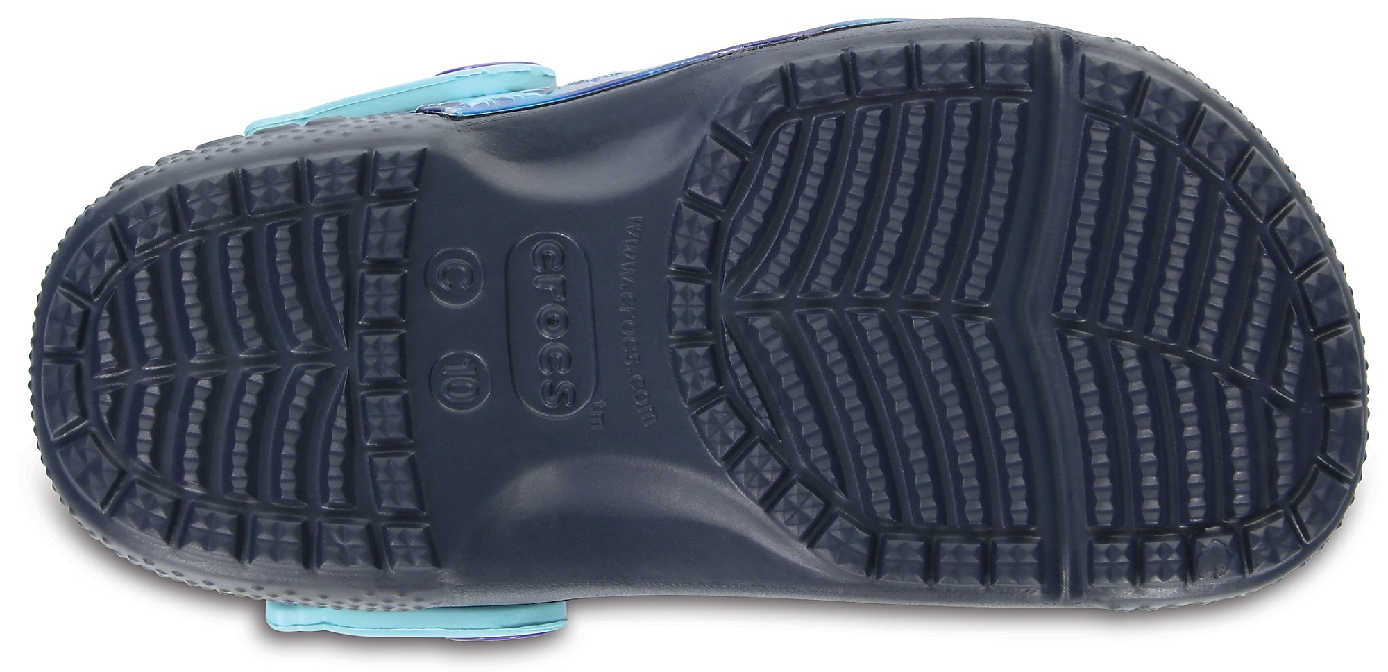 Saboti Crocs Fun Lab Frozen Clog Albastru - Navy