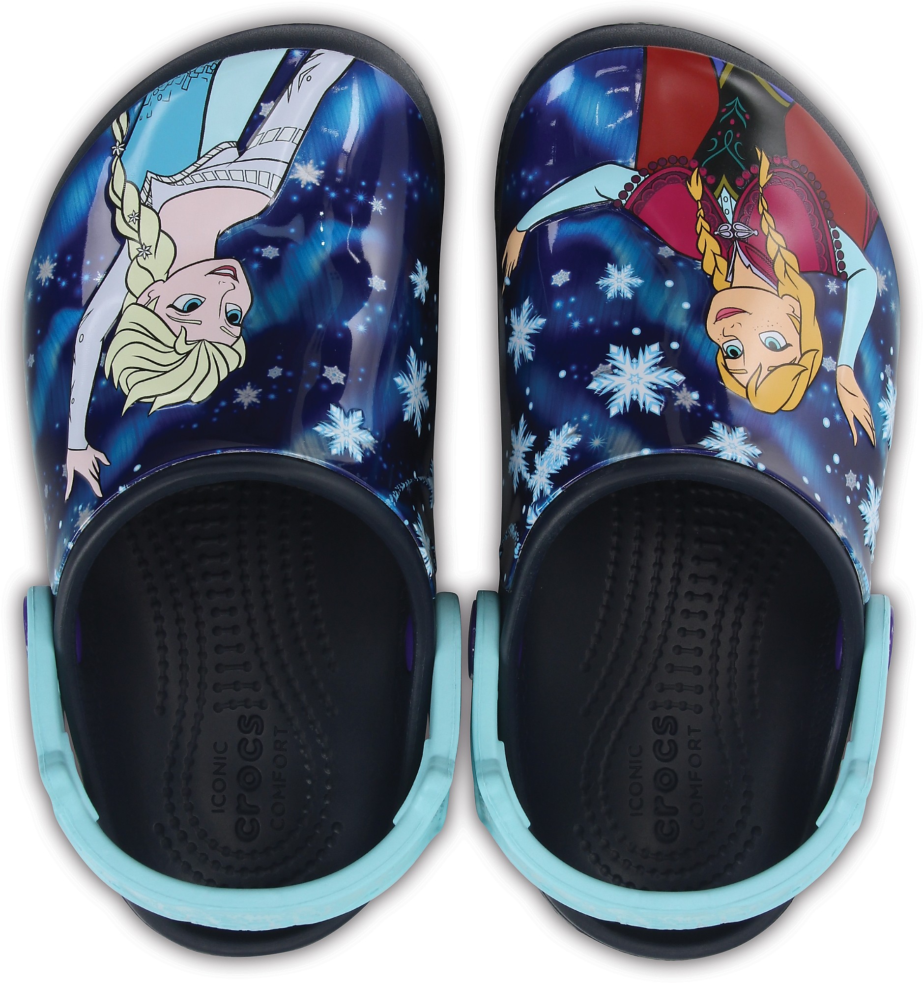 Saboti Crocs Fun Lab Frozen Clog Albastru - Navy