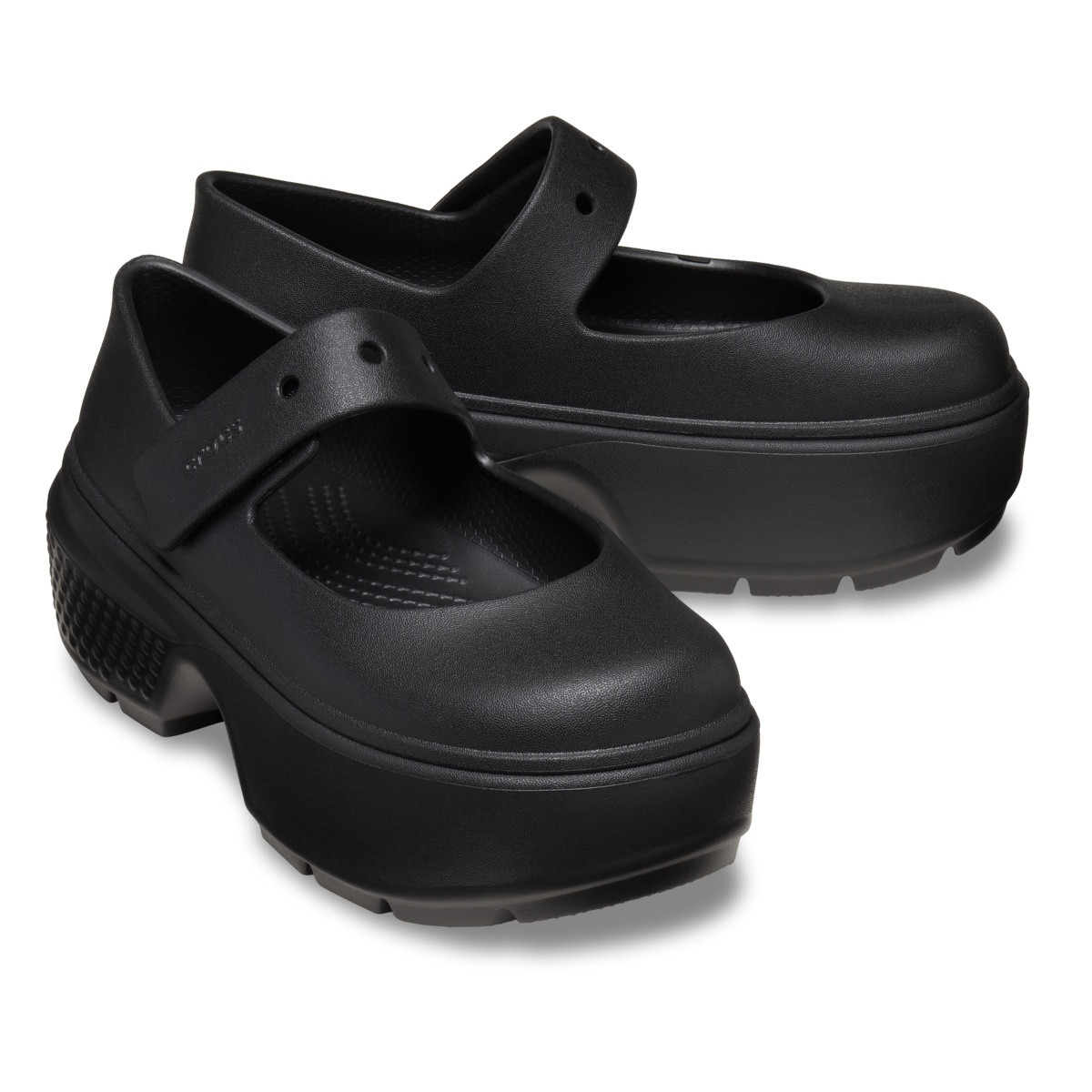 Crocs Stomp Mary Jane Negru - Black/Black - 3 | YEO