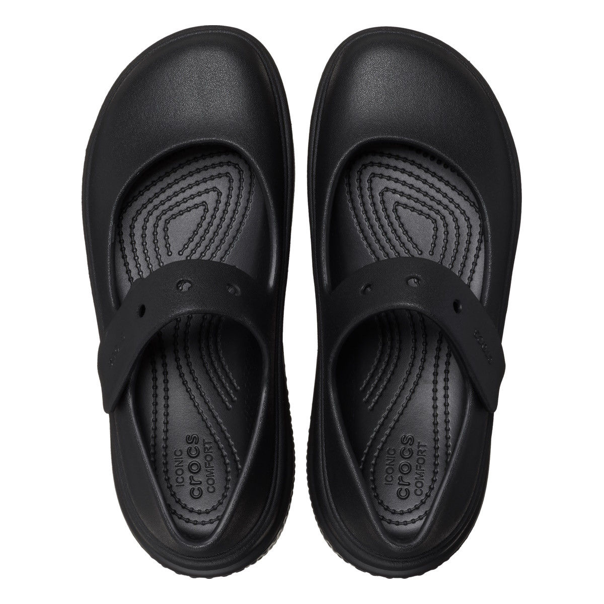 Crocs Stomp Mary Jane Negru - Black/Black - 4 | YEO