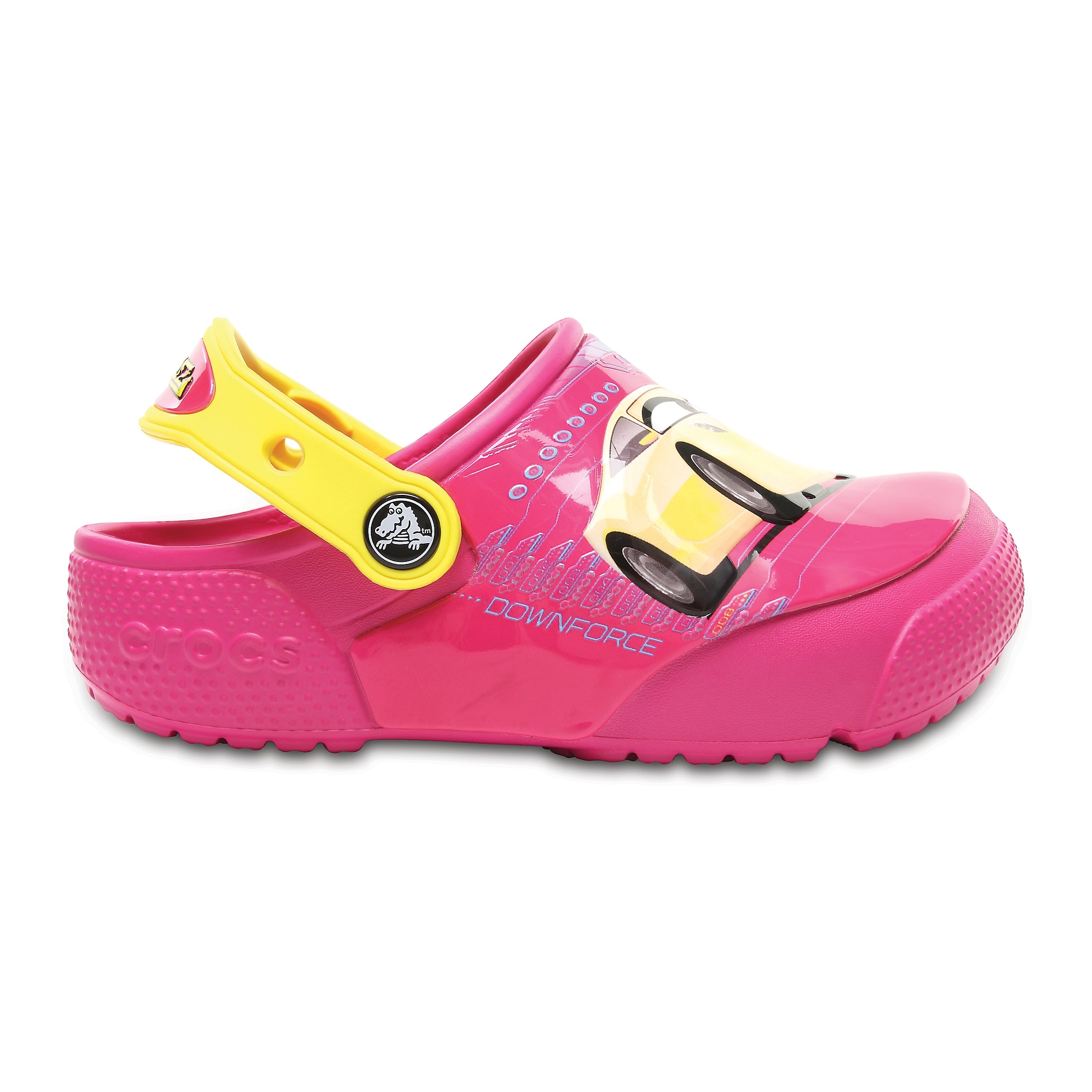 Saboti Crocs Fun Lab Lights Cars 3 Clog Roz - Candy Pink