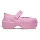 Crocs Stomp Mary Jane Culoare Roz - Pink Tweed/Pink Tweed
