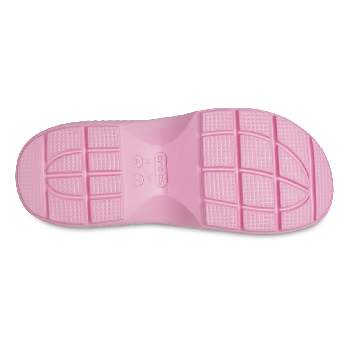 Crocs Stomp Mary Jane Roz - Pink Tweed/Pink Tweed - 6 | YEO