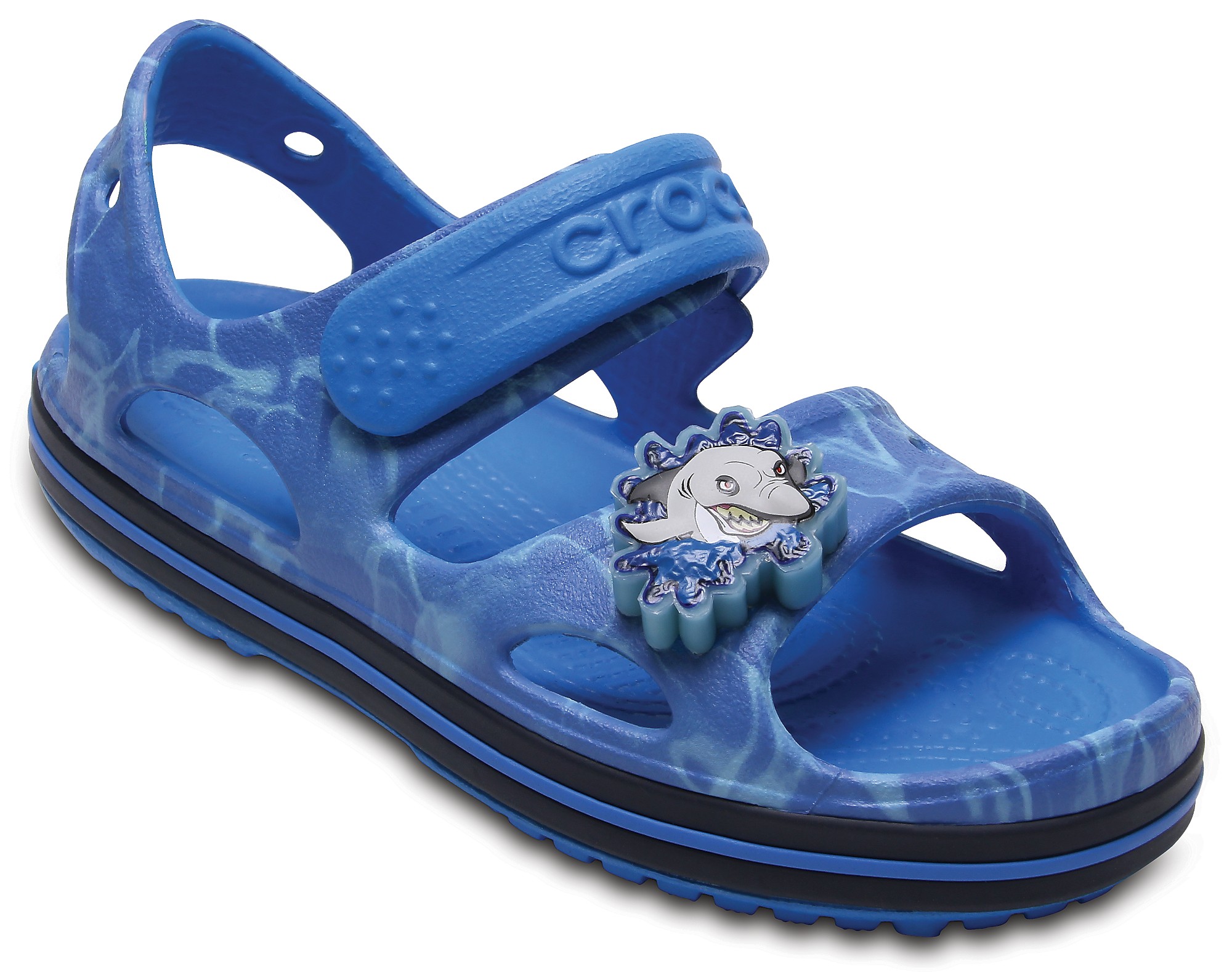 Sandale Crocs Crocband II LED Sandal Albastru - Cerulean Blue - 1 | YEO