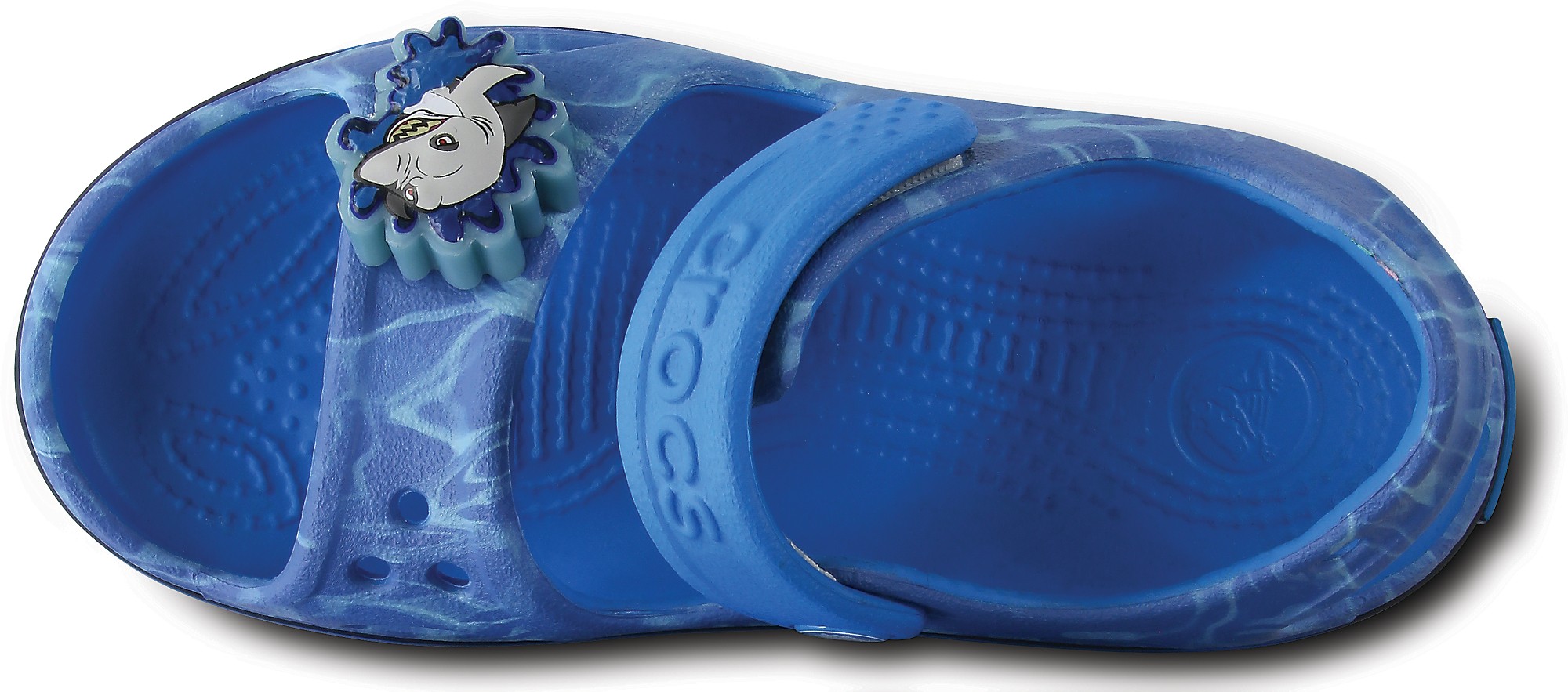Sandale Crocs Crocband II LED Sandal Albastru - Cerulean Blue - 2 | YEO