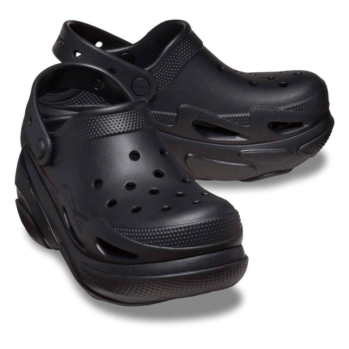 Saboti Crocs Bubble Crush Clog Negru - Triple Black - 2 | YEO