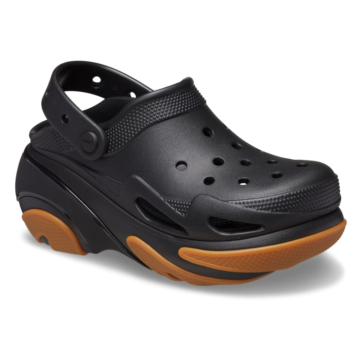 Saboti Crocs Bubble Crush Clog Negru - Black/Gum - 1 | YEO