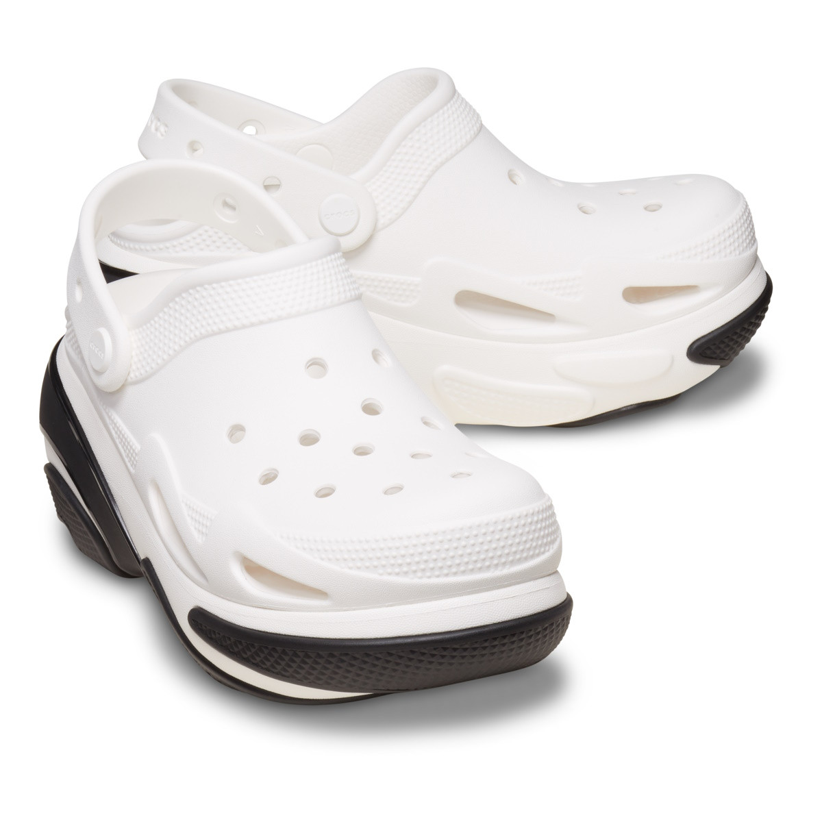 Saboti Crocs Bubble Crush Clog Alb - White - 3 | YEO