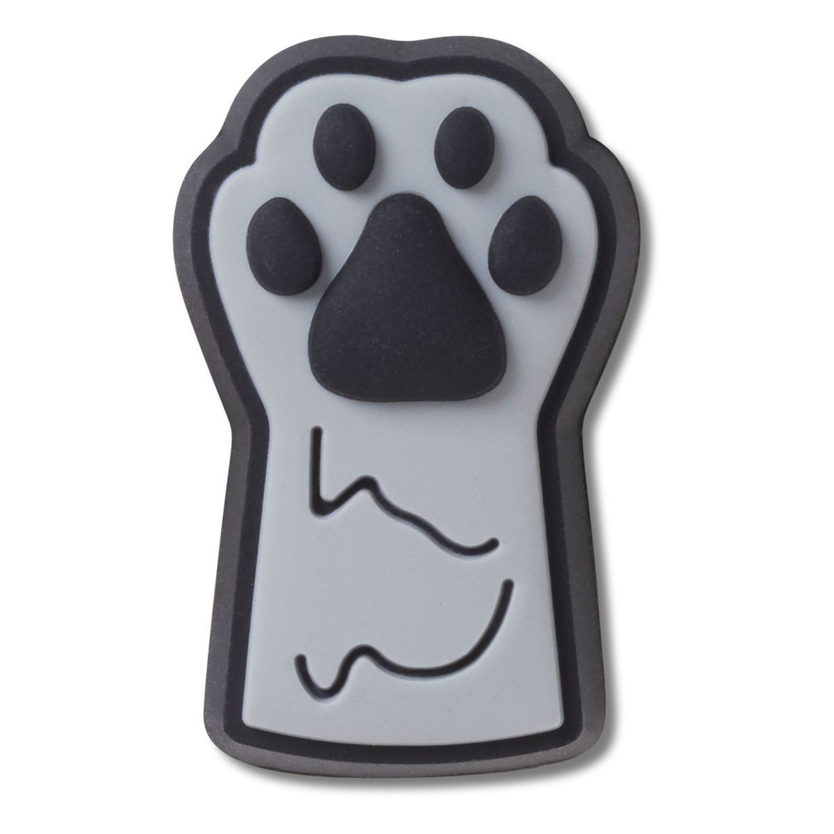 Jibbitz Crocs Grey Kitty Paw