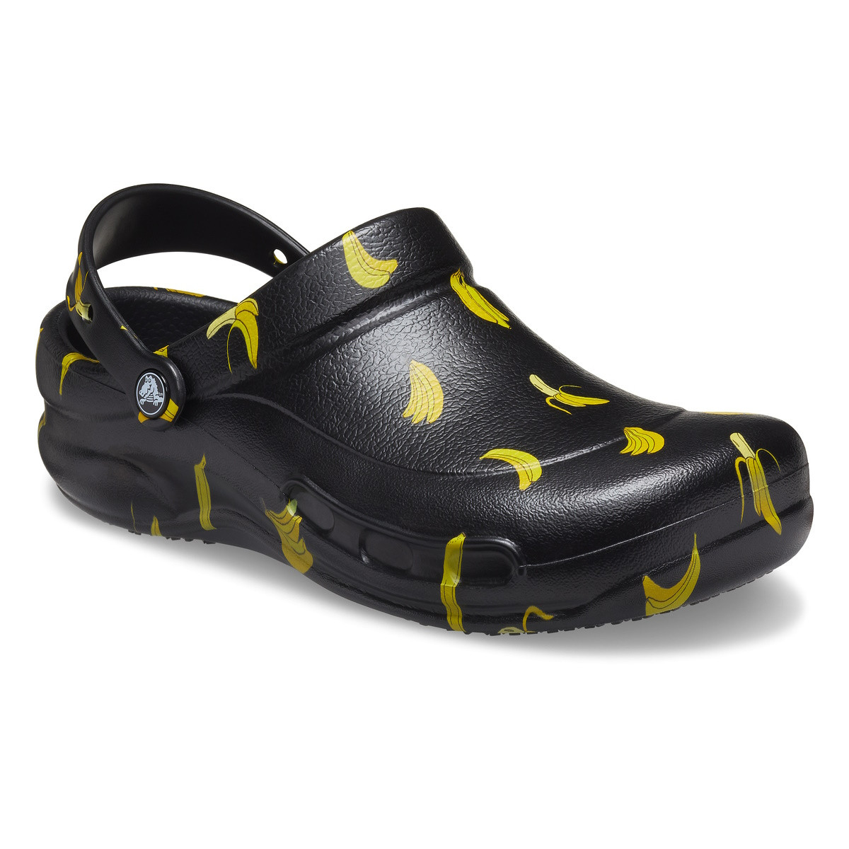 Saboti Crocs Bistro Graphic Clog Negru - Black/Yellow - 2 | YEO