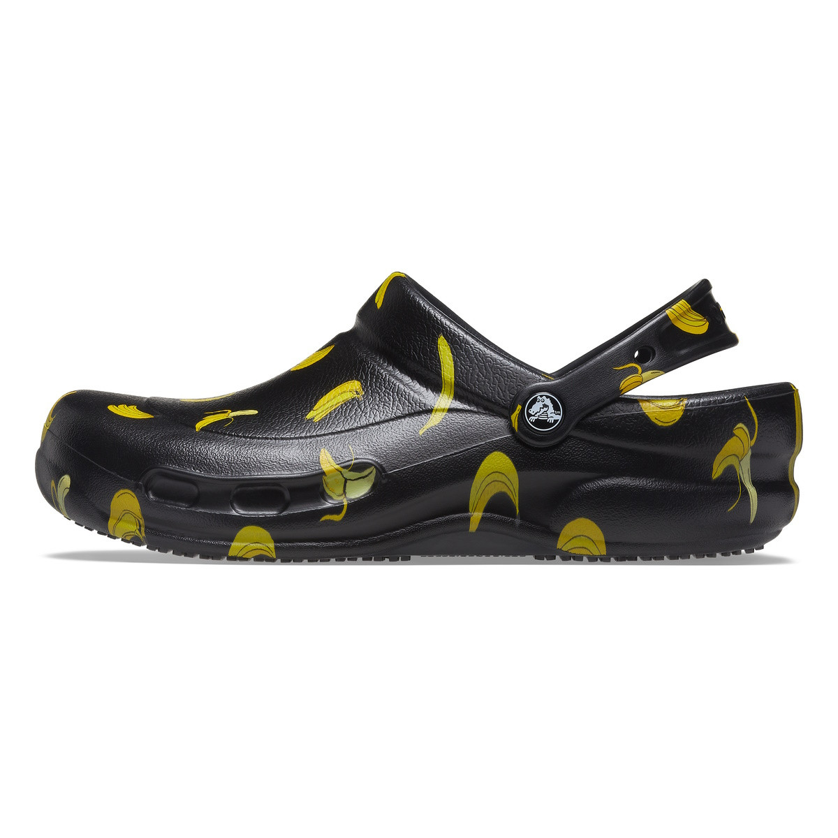 Saboti Crocs Bistro Graphic Clog Negru - Black/Yellow - 1 | YEO