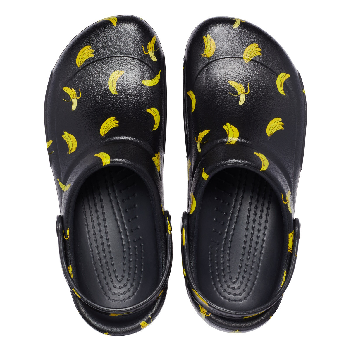 Saboti Crocs Bistro Graphic Clog Negru - Black/Yellow - 4 | YEO