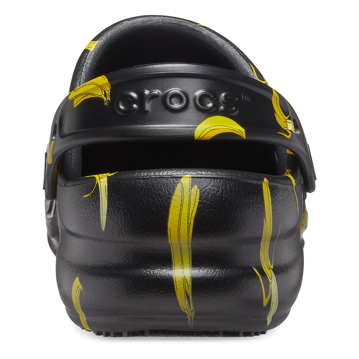 Saboti Crocs Bistro Graphic Clog Negru - Black/Yellow - 5 | YEO