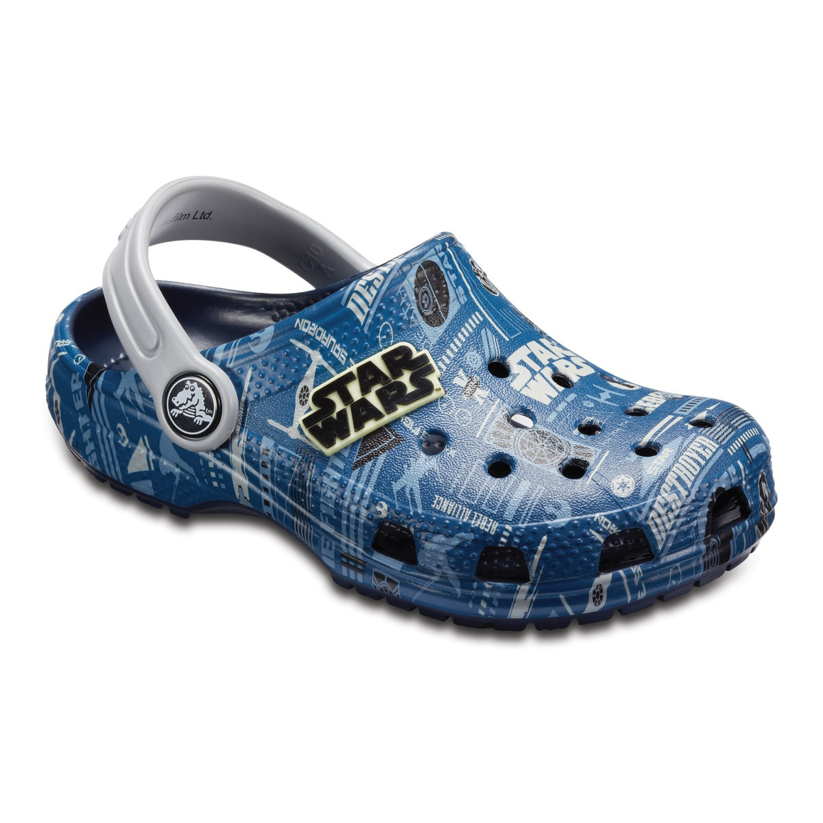 Saboti Crocs Classic Star Wars Grph Clog Kids Albastru - Navy - 2 | YEO