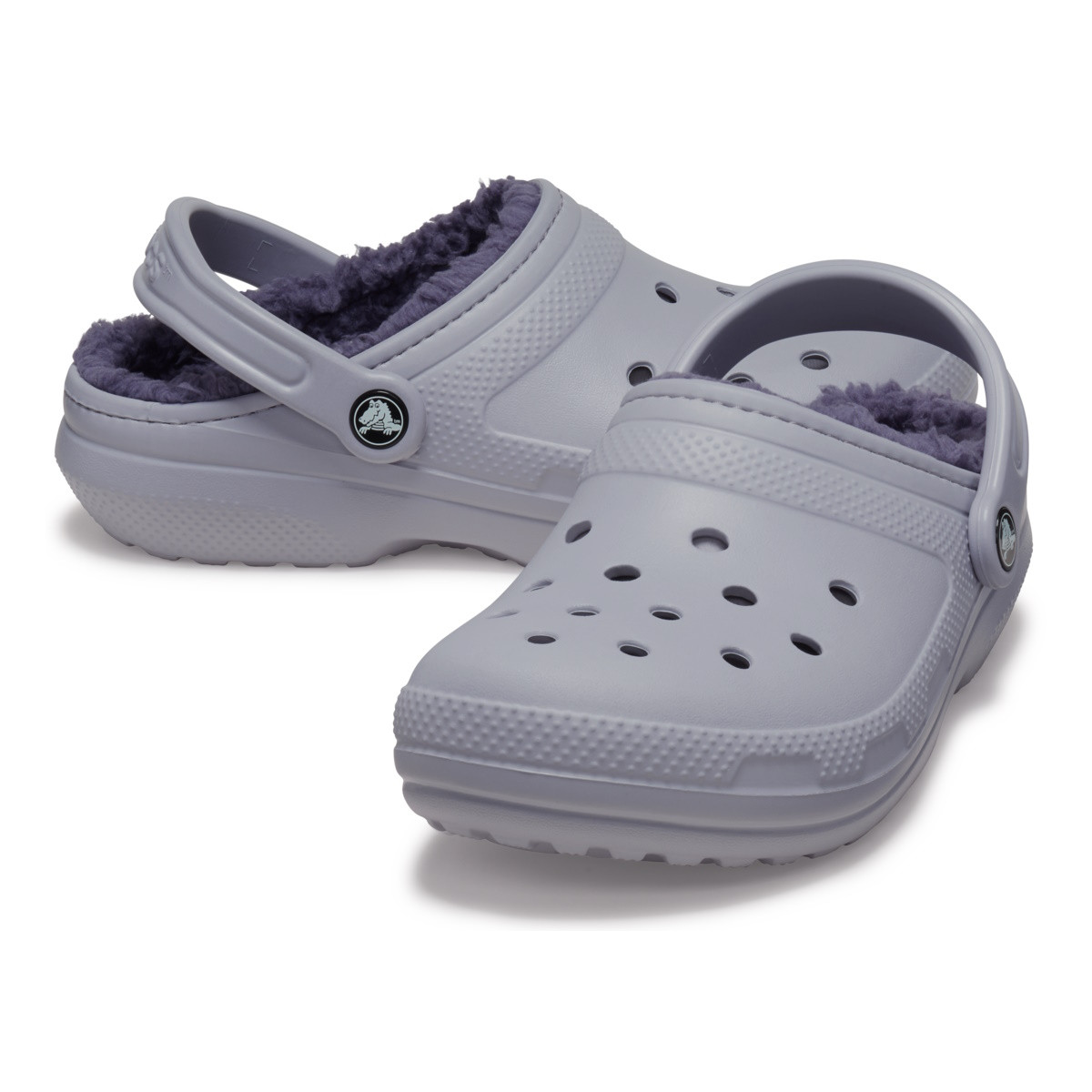 Saboti Crocs Classic Lined Clog Mov - Mauve Mist/Mauve Mist - 3 | YEO