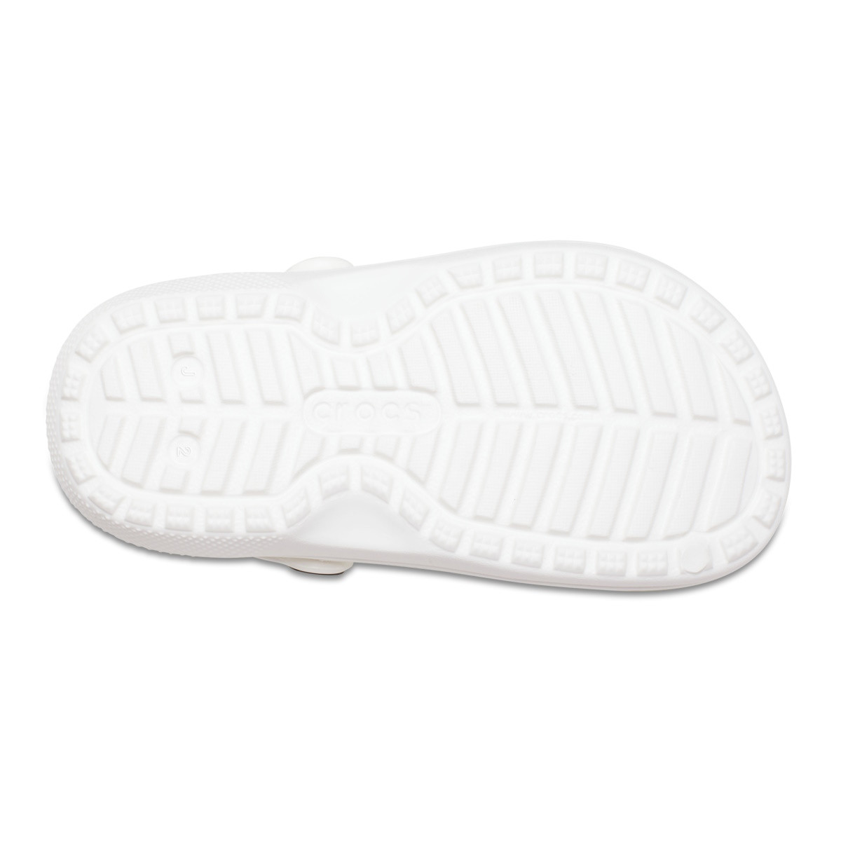 Saboti Crocs New Classic Lined Clog Kids Alb - White/Grey