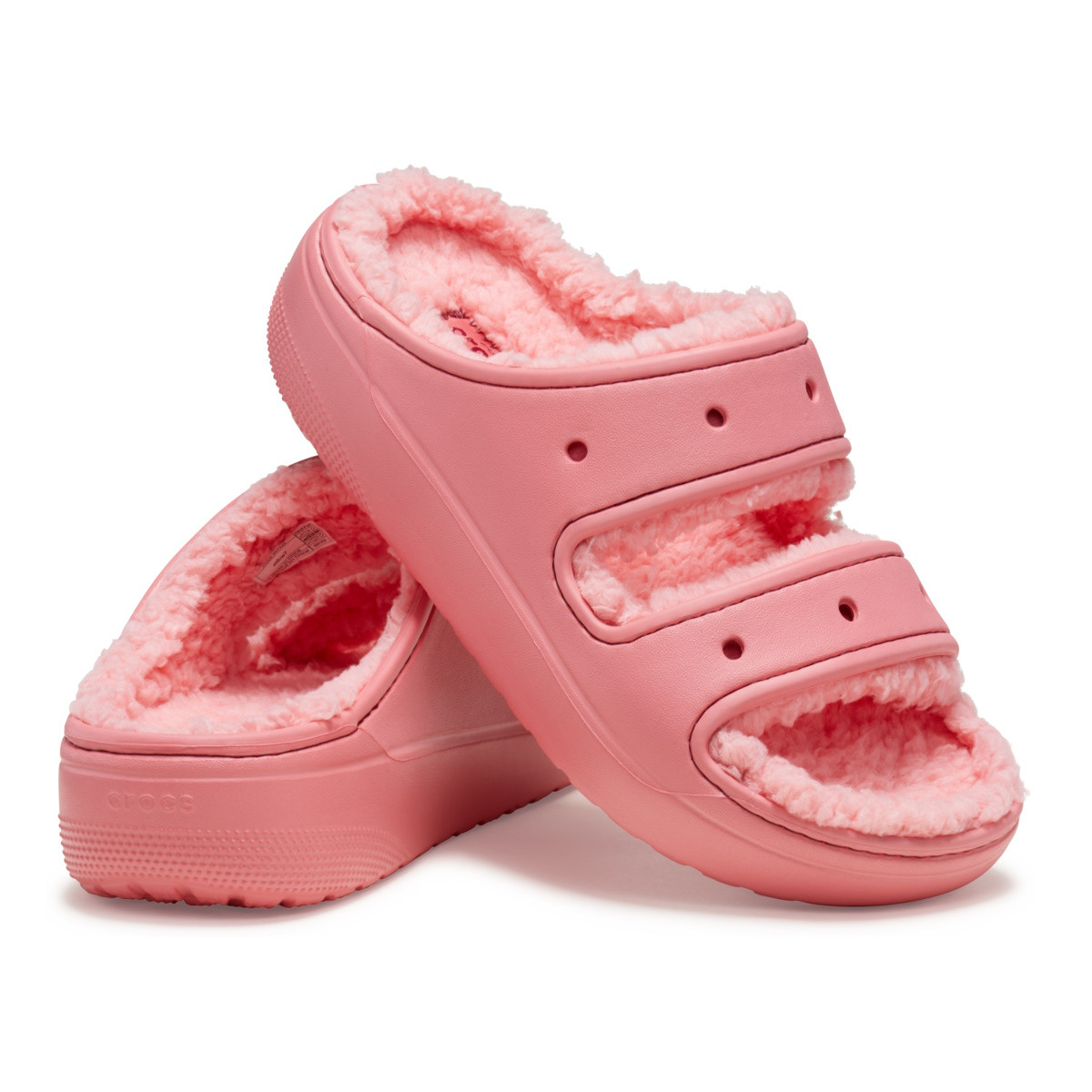 Crocs Classic Cozzzy Sandal Roz - Hot Blush - 3 | YEO