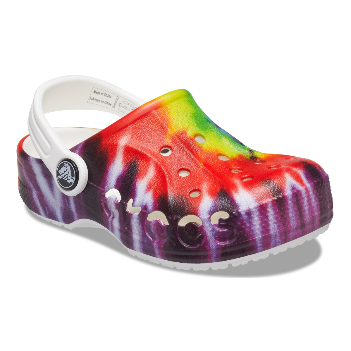 Saboti Crocs Baya Tie-Dye Graphic Clog Kids Multicolor - Multi - 1 | YEO