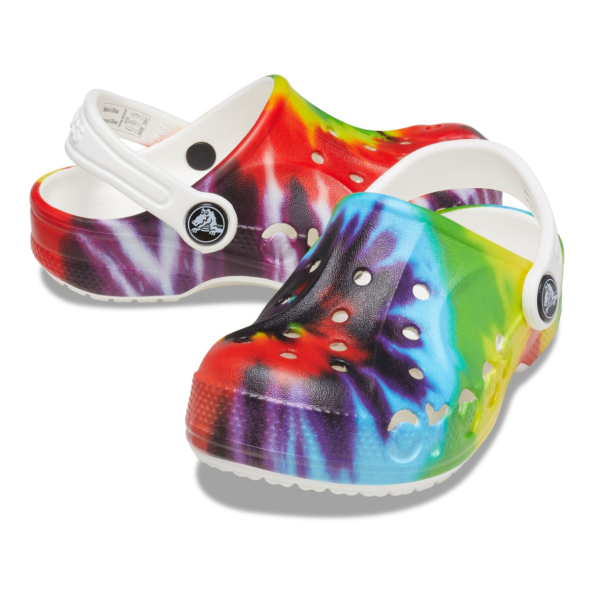 Saboti Crocs Baya Tie-Dye Graphic Clog Kids Multicolor - Multi - 3 | YEO