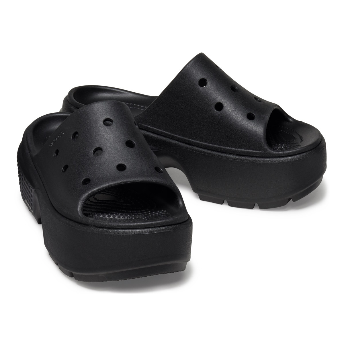 Papuci Crocs Stomp Slide Negru - Black - 3 | YEO