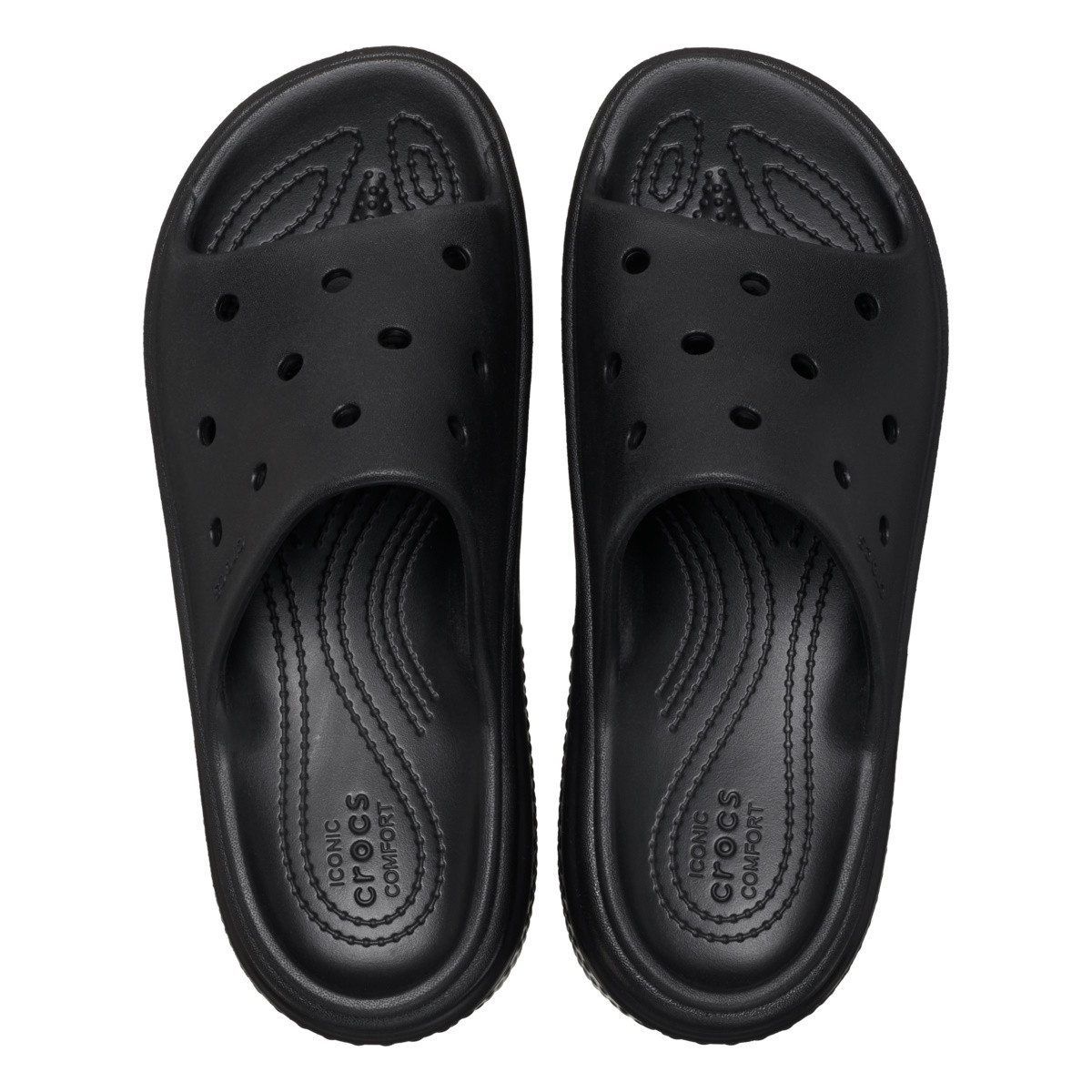 Papuci Crocs Stomp Slide Negru - Black - 4 | YEO