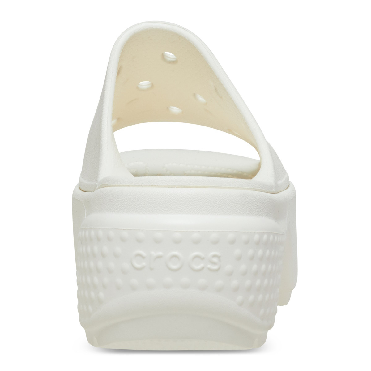 Papuci Crocs Stomp Slide Alb - Chalk - 5 | YEO