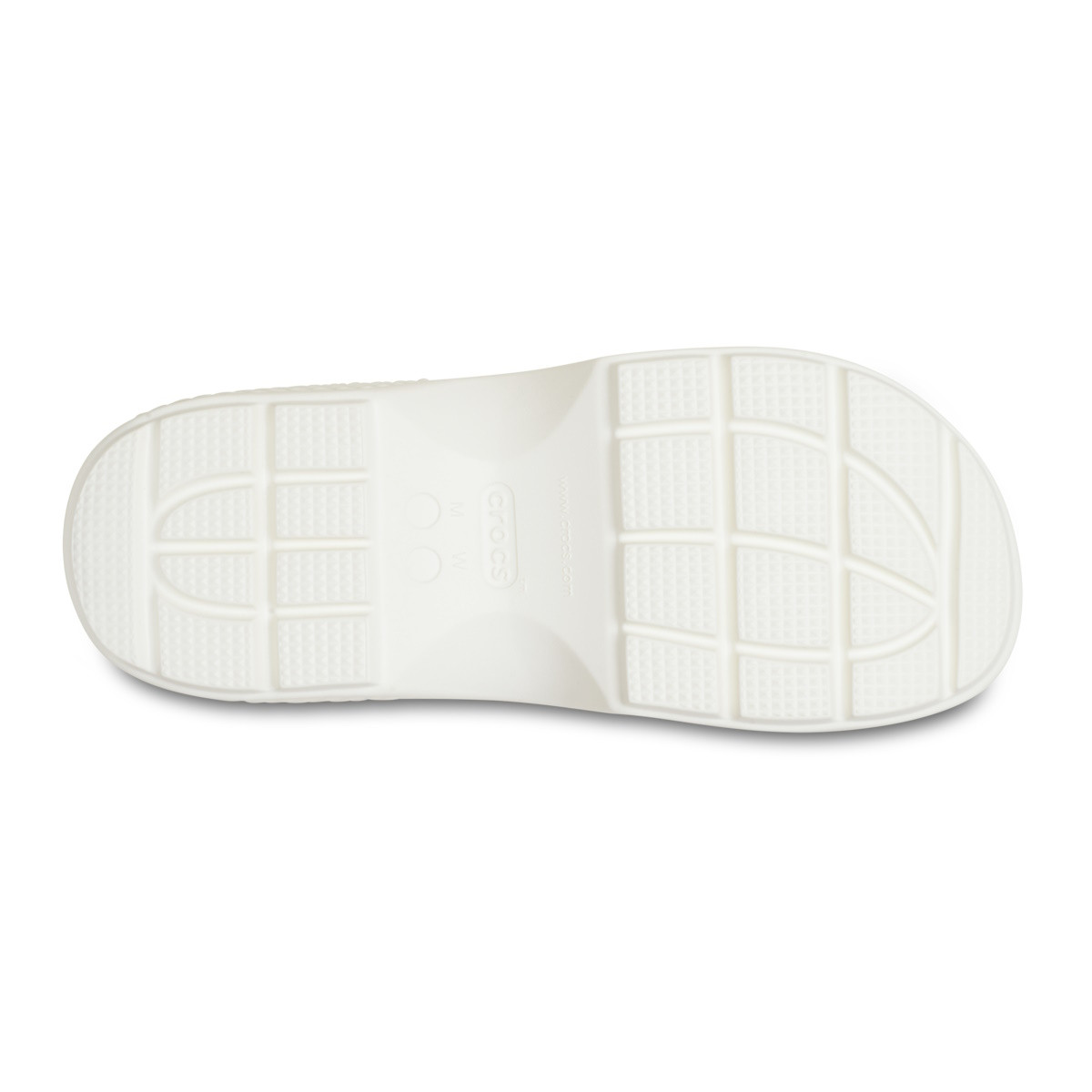 Papuci Crocs Stomp Slide Alb - Chalk