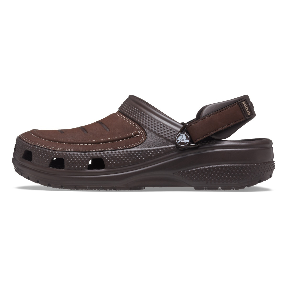 Saboti Crocs Classic Yukon Vista II LiteRide™ Clog Maro - Espresso/Mushroom - 1 | YEO