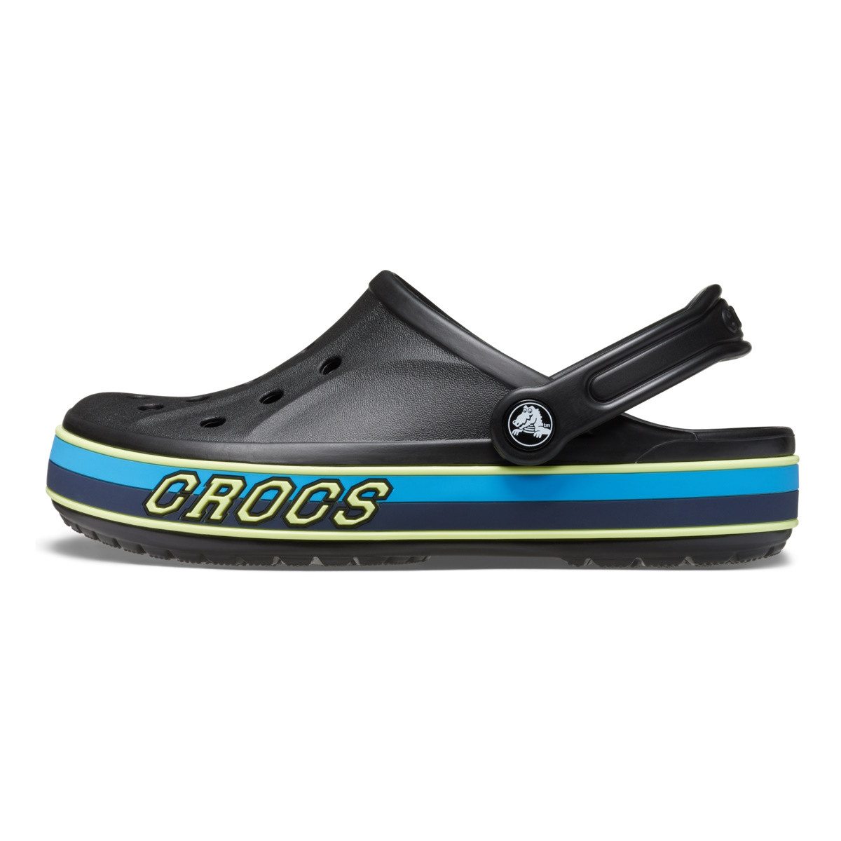 Saboti Crocs Bayaband Sport Band Clog Negru - Black/Multi - 1 | YEO