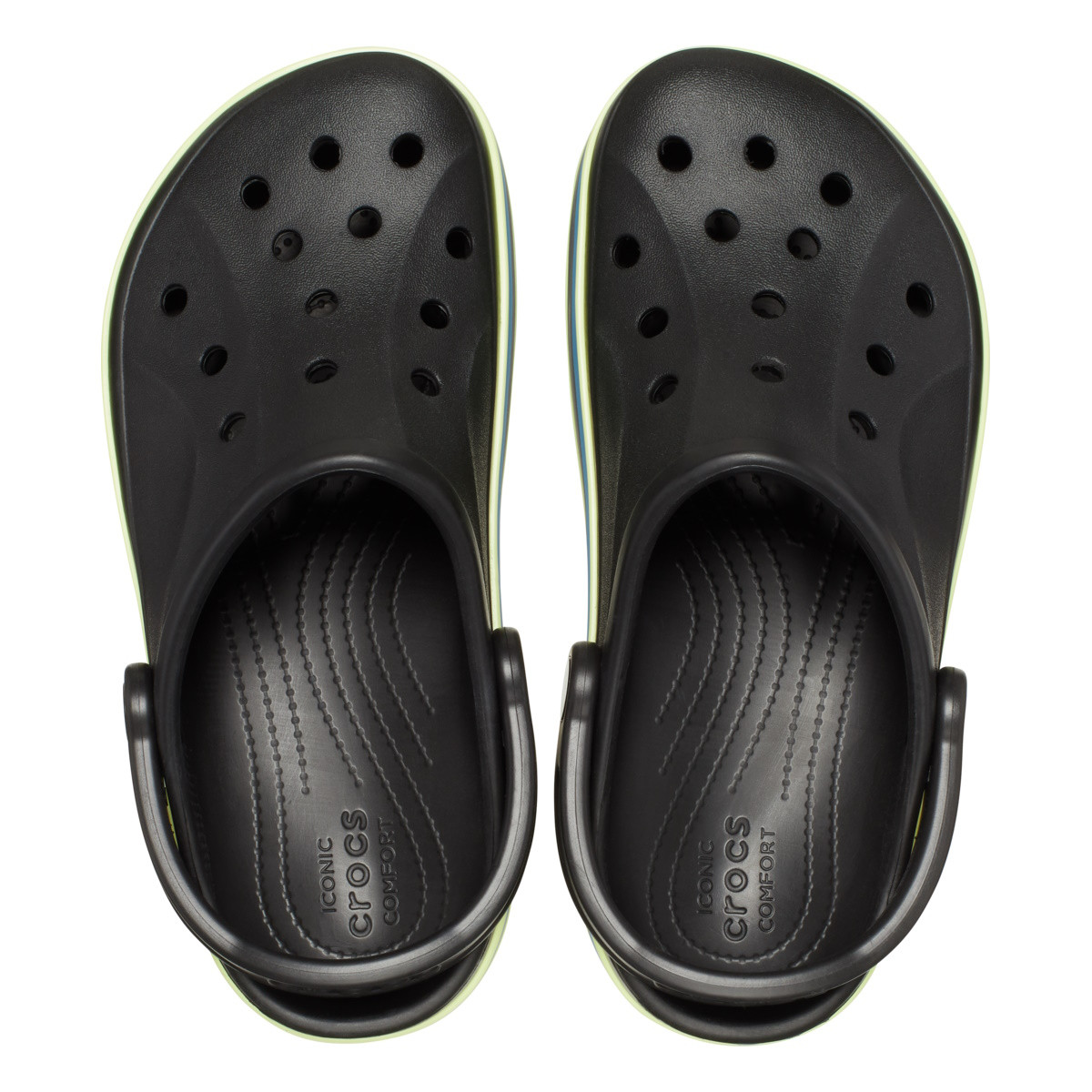 Saboti Crocs Bayaband Sport Band Clog Negru - Black/Multi - 4 | YEO