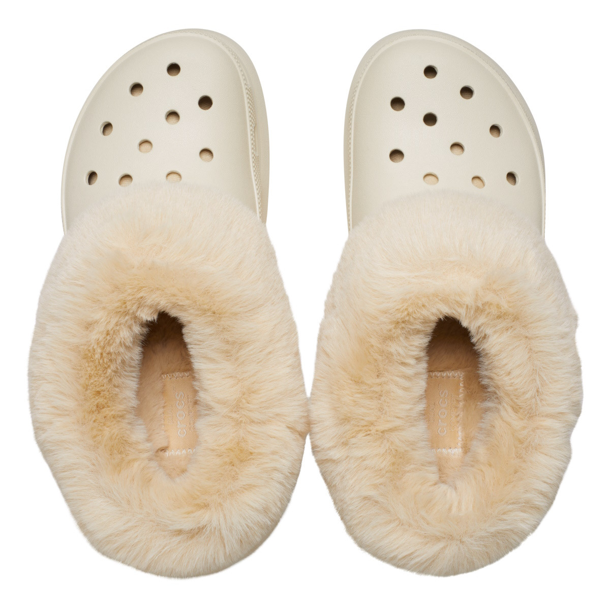 Pantofi Crocs Classic Furever Crush Shoe Bej - Bone - 4 | YEO