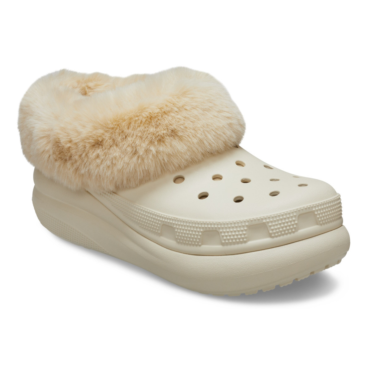 Pantofi Crocs Classic Furever Crush Shoe Bej - Bone - 1 | YEO