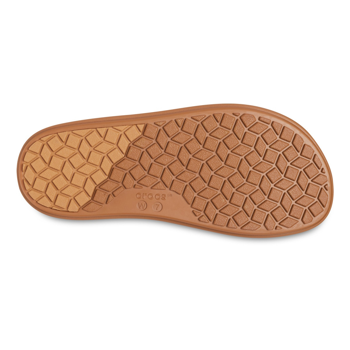 Sandale Crocs Brooklyn Luxe Cross Strap Maro - Tan/Tan