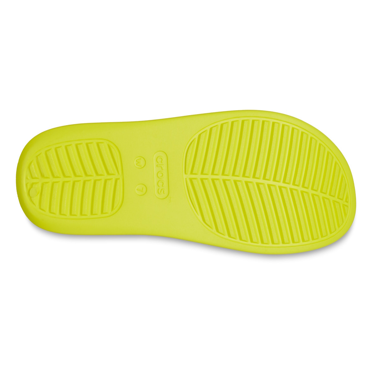 Slapi Crocs Getaway Platform Flip Verde - Acidity