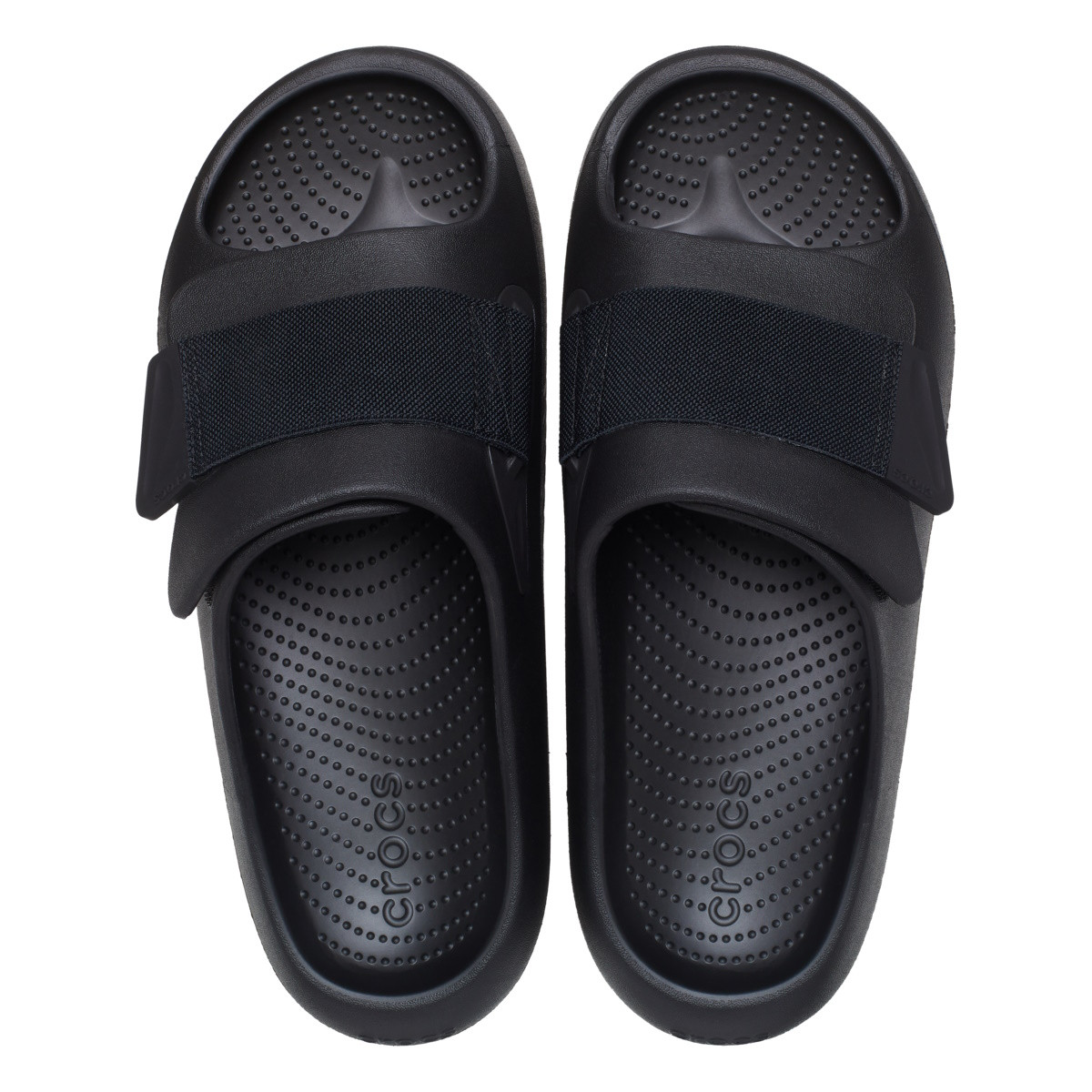 Papuci Crocs Mellow Luxe Recovery Slide Negru - Black - 4 | YEO