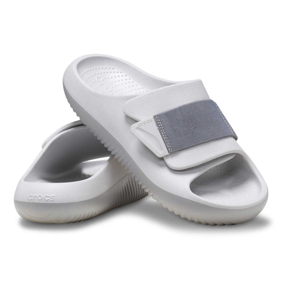Papuci Crocs Mellow Luxe Recovery Slide Gri - Atmosphere - 3 | YEO