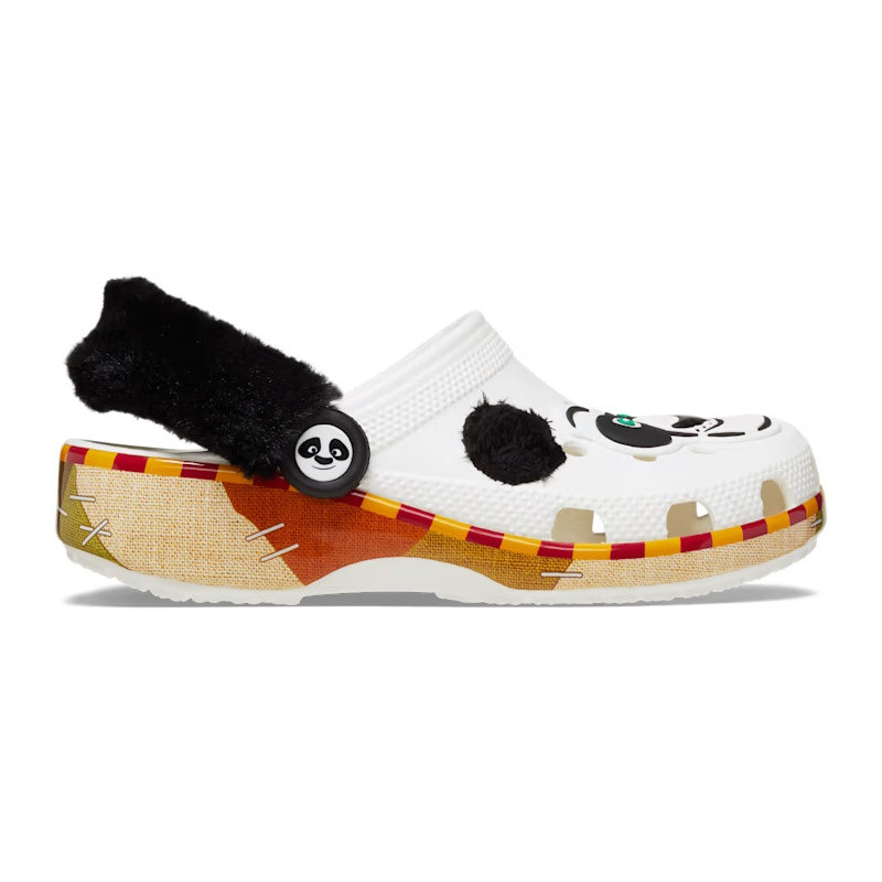 Saboti Crocs Kung Fu Panda Classic Clog Kids Alb - White - 2 | YEO