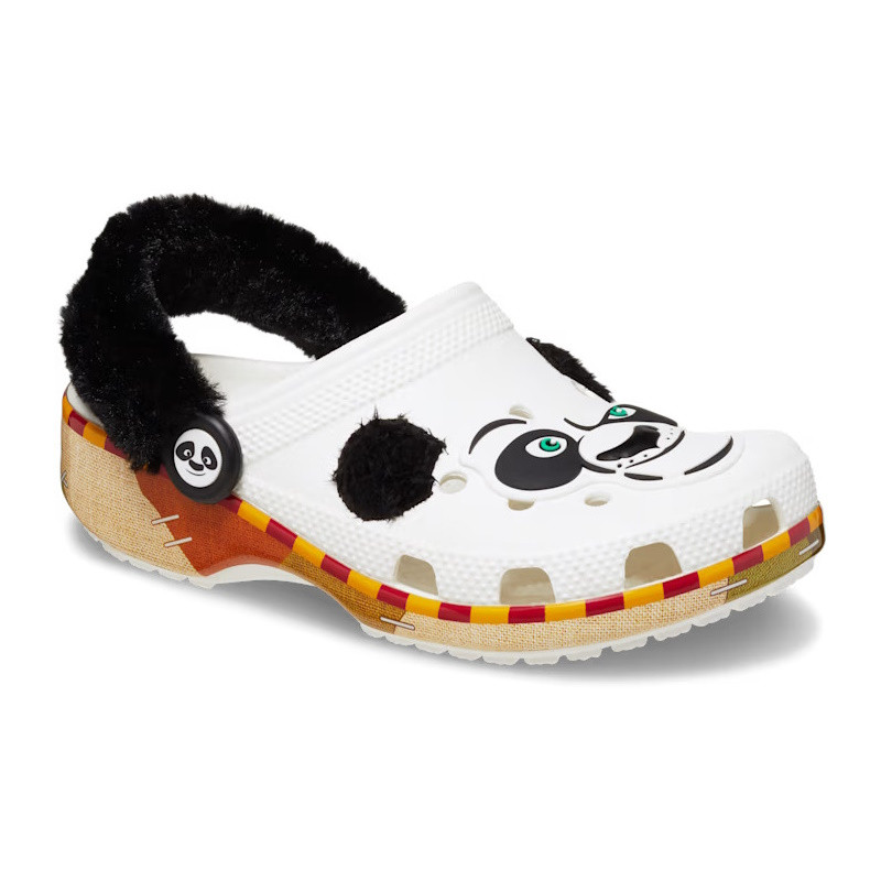 Saboti Crocs Kung Fu Panda Classic Clog Kids Alb - White - 3 | YEO
