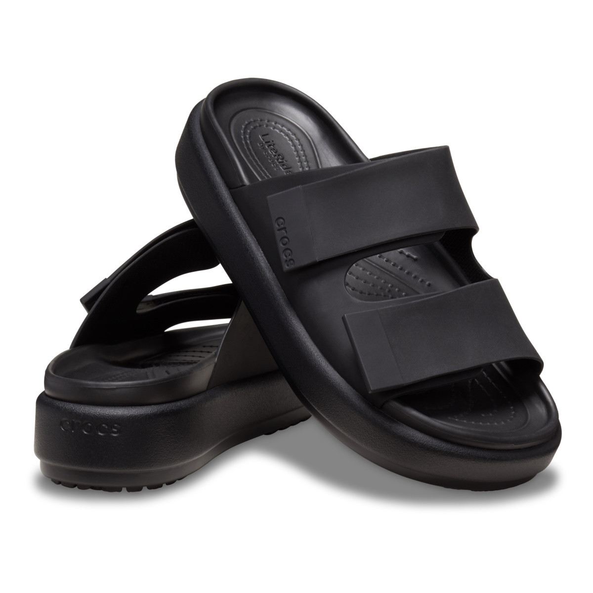 Sandale Brooklyn Luxe Sandal Negru - Black/Black - 3 | YEO