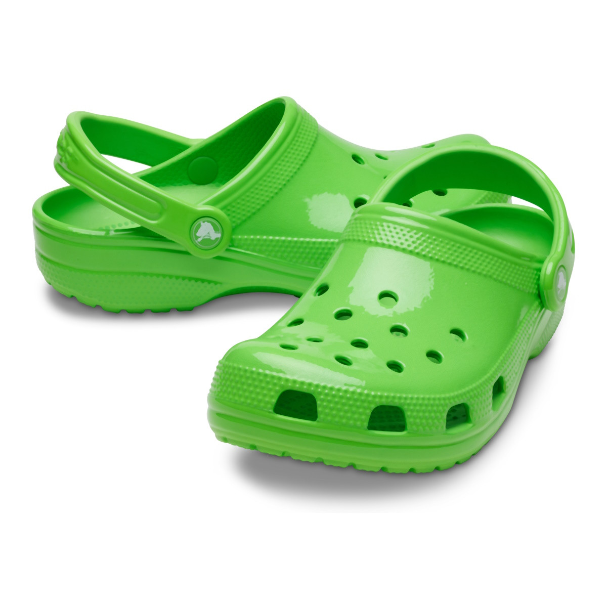 Saboti Crocs Classic Neon Highlighter Clog Verde - Green Slime - 3 | YEO