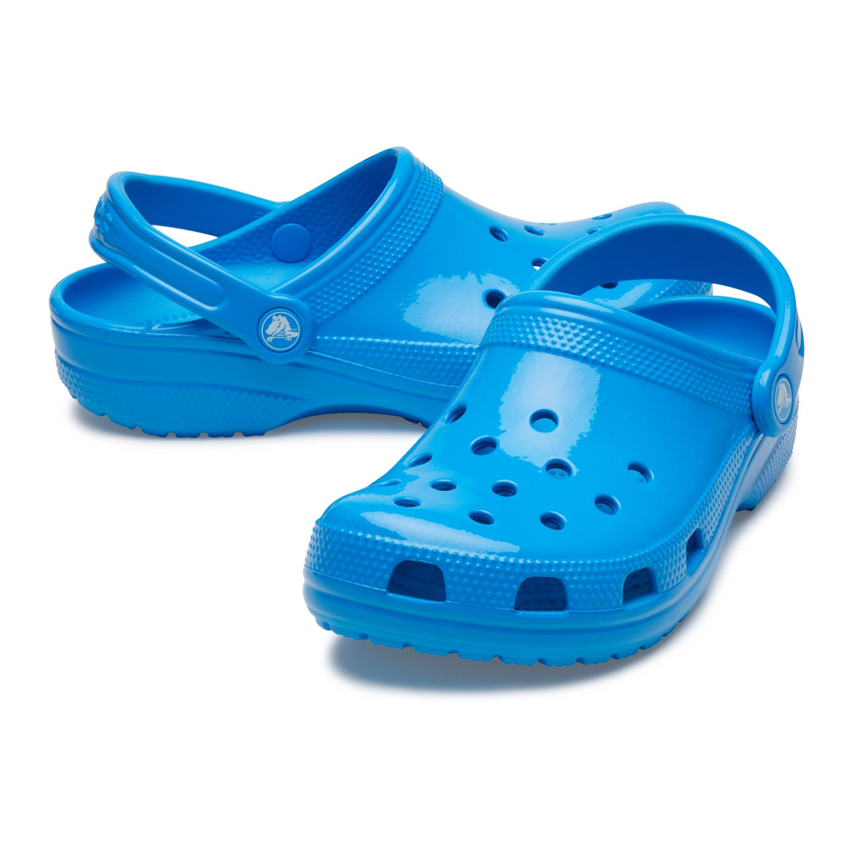 Saboti Crocs Classic Neon Highlighter Clog Albastru - Neon Ocean - 3 | YEO