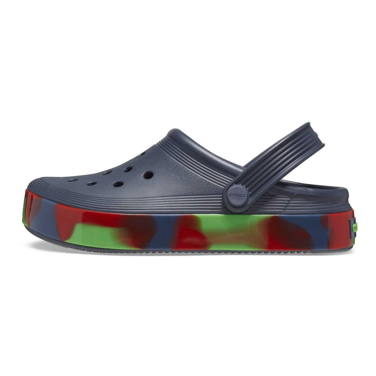 Saboti Crocs Toddler Off Court Glow Band Clog Albasru - Storm/Multi - 2 | YEO
