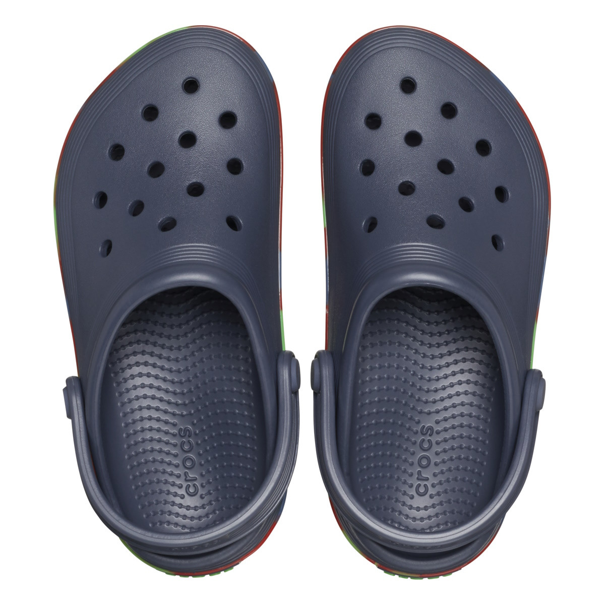 Saboti Crocs Toddler Off Court Glow Band Clog Albasru - Storm/Multi - 4 | YEO
