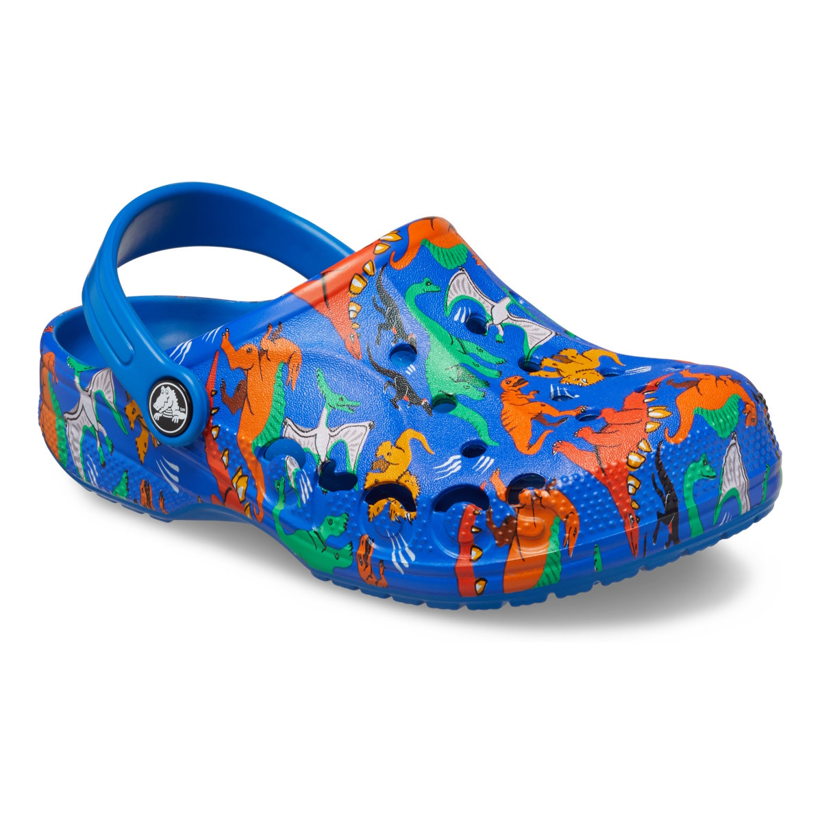 Saboti Crocs Baya Seasonal Printed Clog Kids Albastru - Bright Cobalt - 2 | YEO