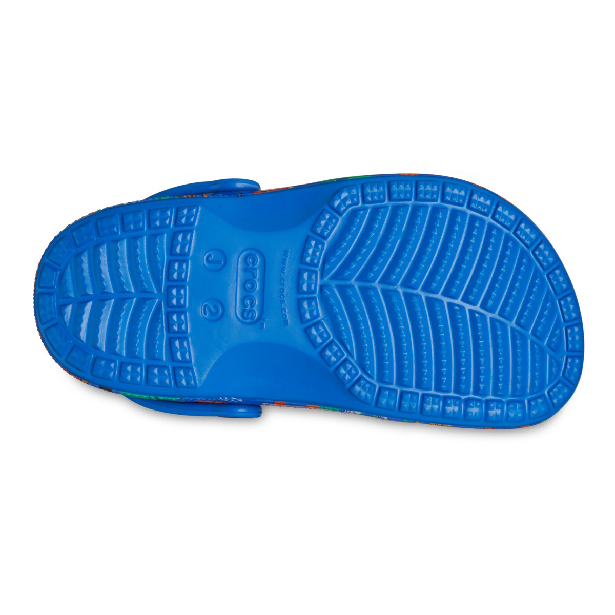 Saboti Crocs Baya Seasonal Printed Clog Kids Albastru - Bright Cobalt